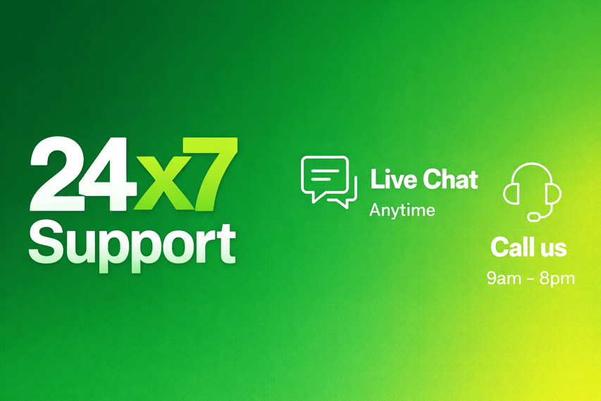 24x7 Premium Support